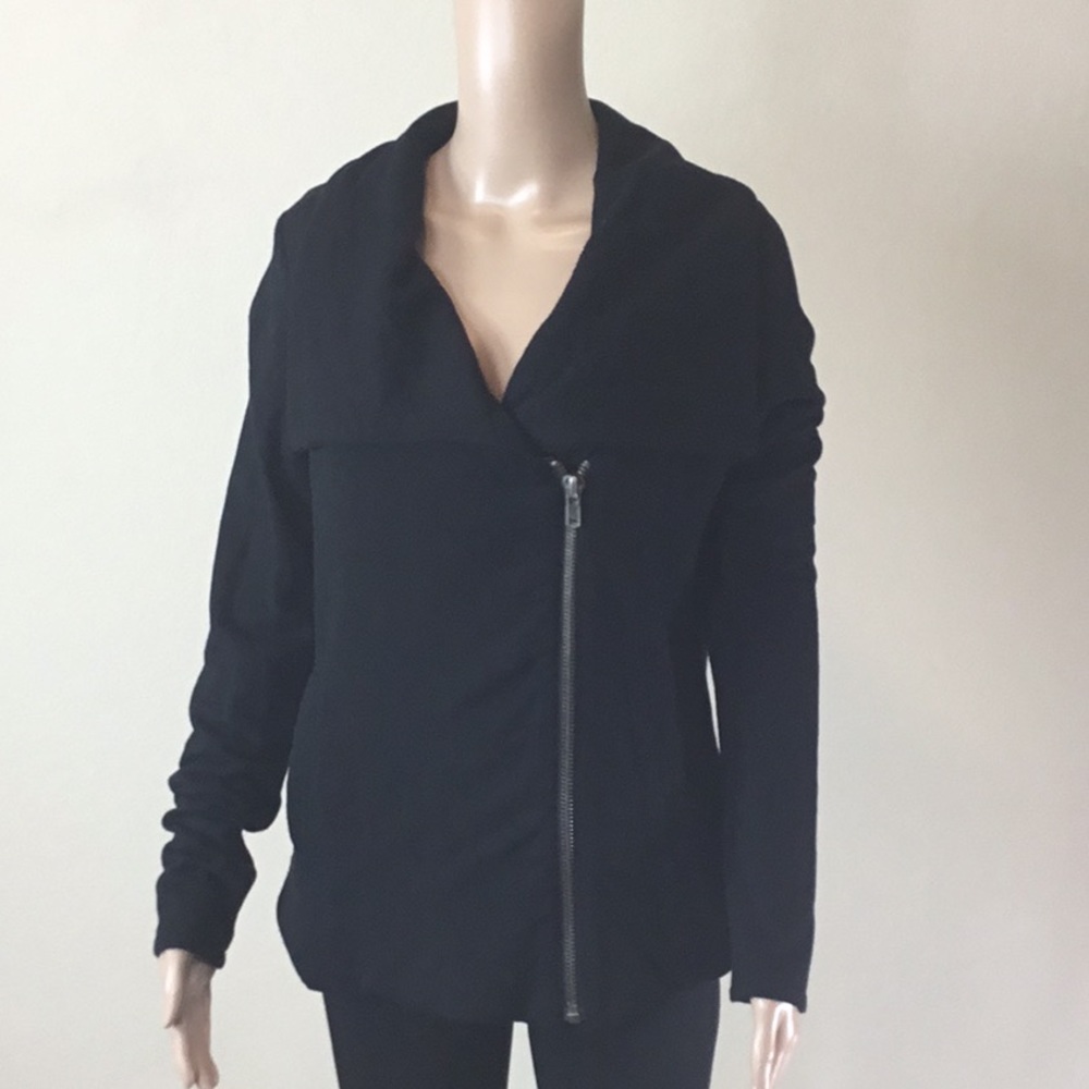 Final closeout sale!!!! Mercer and Madison Asymetric Zip-Up Cardigan